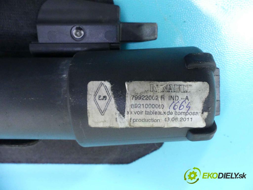 Renault Megane III 2008-2016 1.5 dci 90 HP manual 66 kW 1461 cm3 5- roleta 79922002R (Rolety kufra)