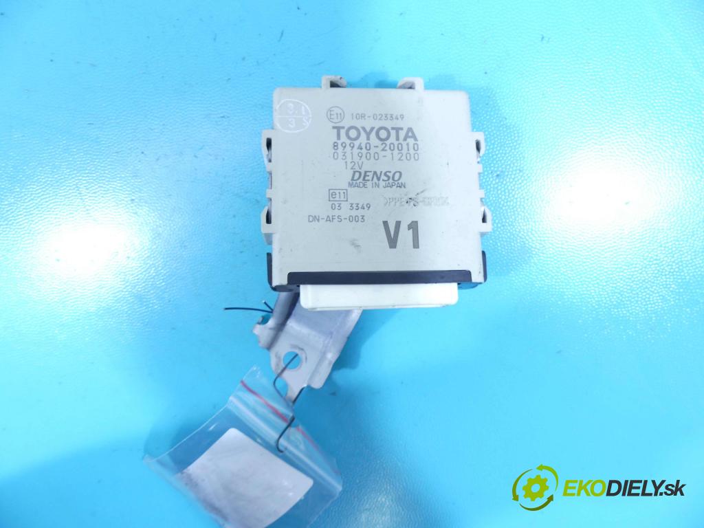 Toyota Avensis III T27 2009-2018 2.2 D-CAT 177 HP manual 130 kW 2231 cm3 4- modul riadiaca jednotka 89940-20010 (Ostatné)