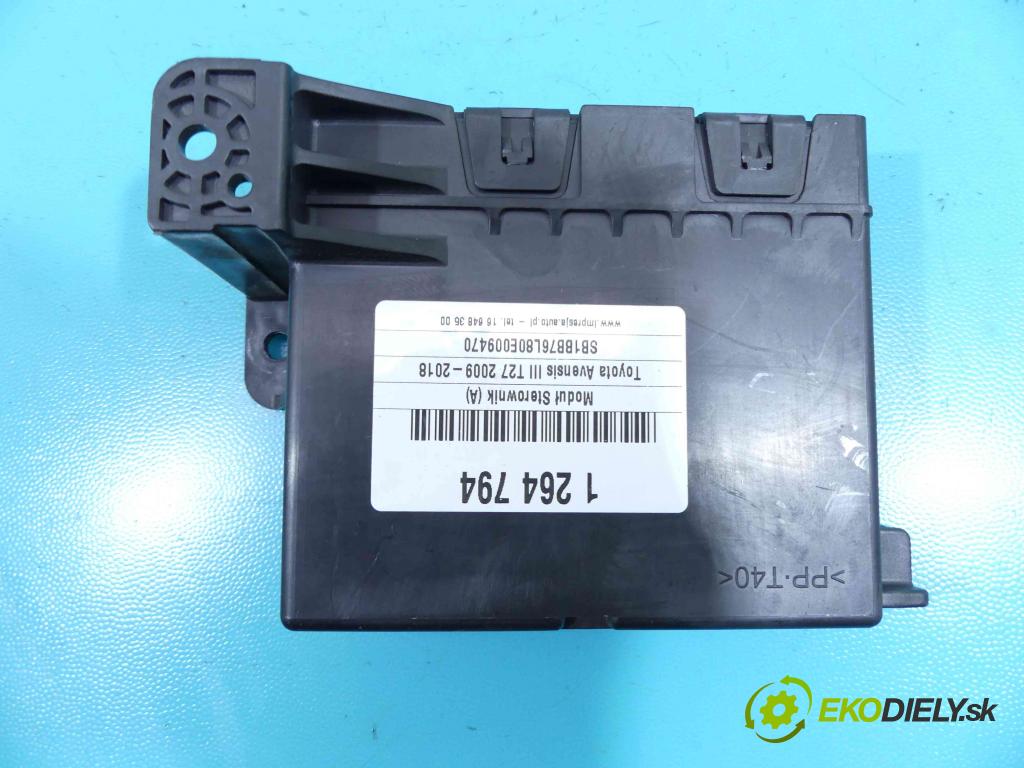 Toyota Avensis III T27 2009-2018 2.2 D-CAT 177 HP manual 130 kW 2231 cm3 4- modul riadiaca jednotka 88650-05251 (Ostatné)