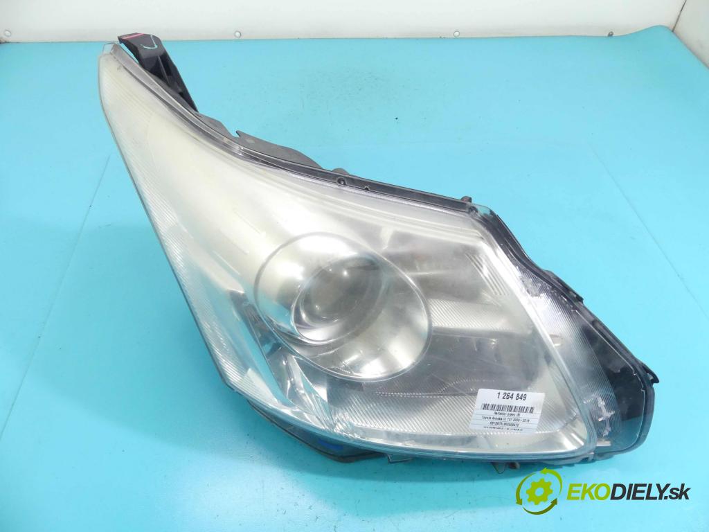 Toyota Avensis III T27 2009-2018 2.2 D-CAT 177 HP manual 130 kW 2231 cm3 4- Reflektor: pravý 81126-05310 (Pravé)