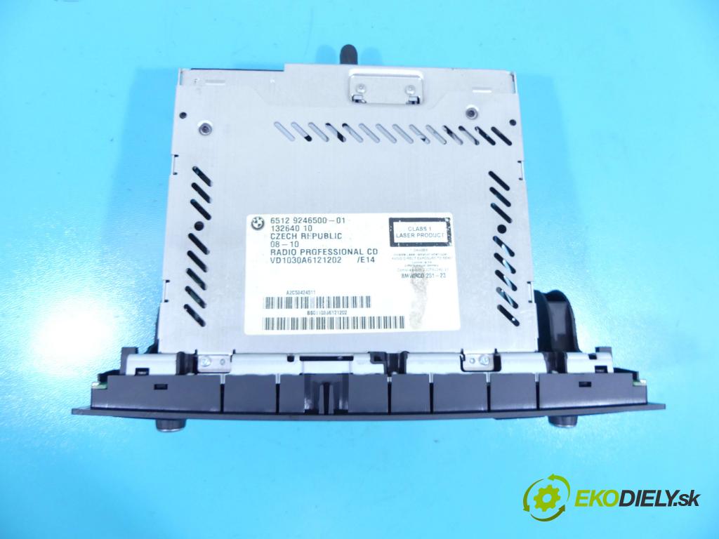 Bmw 3 E90 2005-2013 2.0d 143 HP manual 105 kW 1995 cm3 5- Radio originál 9246500-01