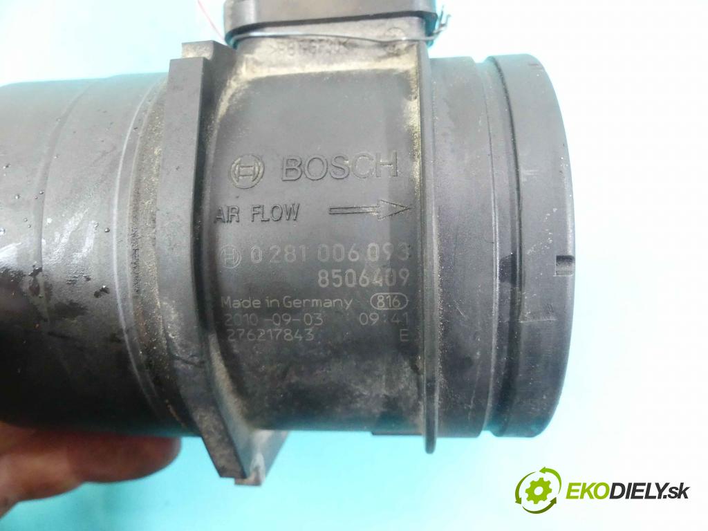 Bmw 3 E90 2005-2013 2.0d 143 HP manual 105 kW 1995 cm3 5- průtokoměr: 0281006093 (Váhy vzduchu)