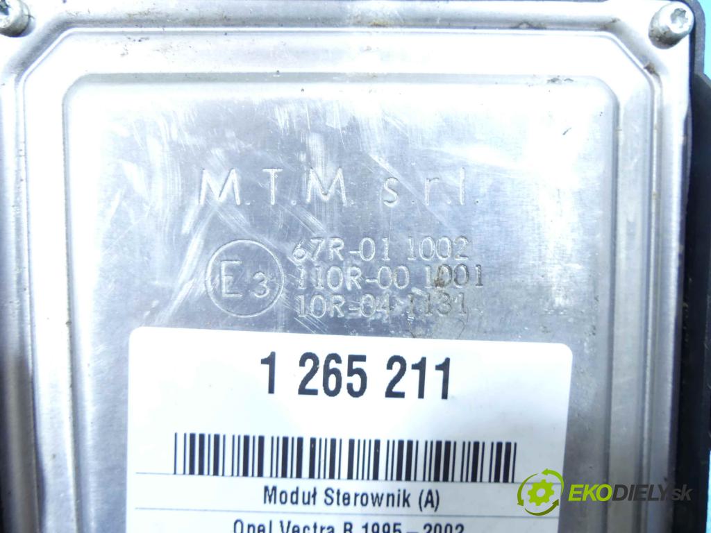 Opel Vectra B 1995-2002 1.8 16v 116 HP manual 85 kW 1796 cm3 4- modul riadiaca jednotka  (Ostatné)