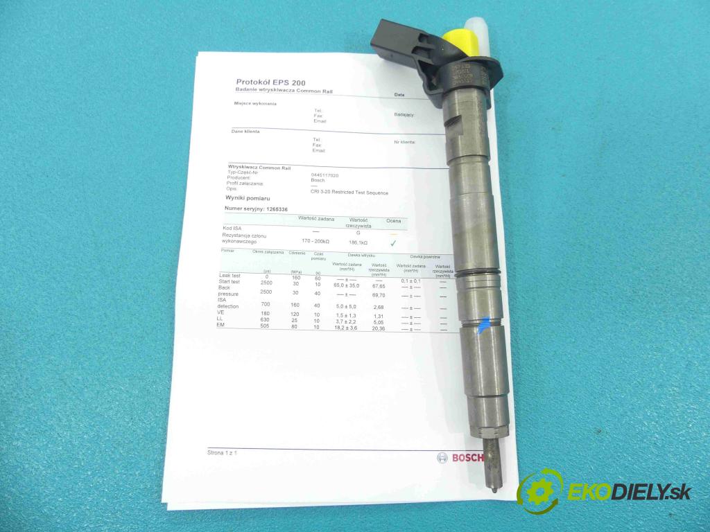 Vw Touareg I 2002-2010 3.0 V6 tdi 224hp automatic 165 kW 2967 cm3 5- vstrek 0445117020 (Vstrekovače)