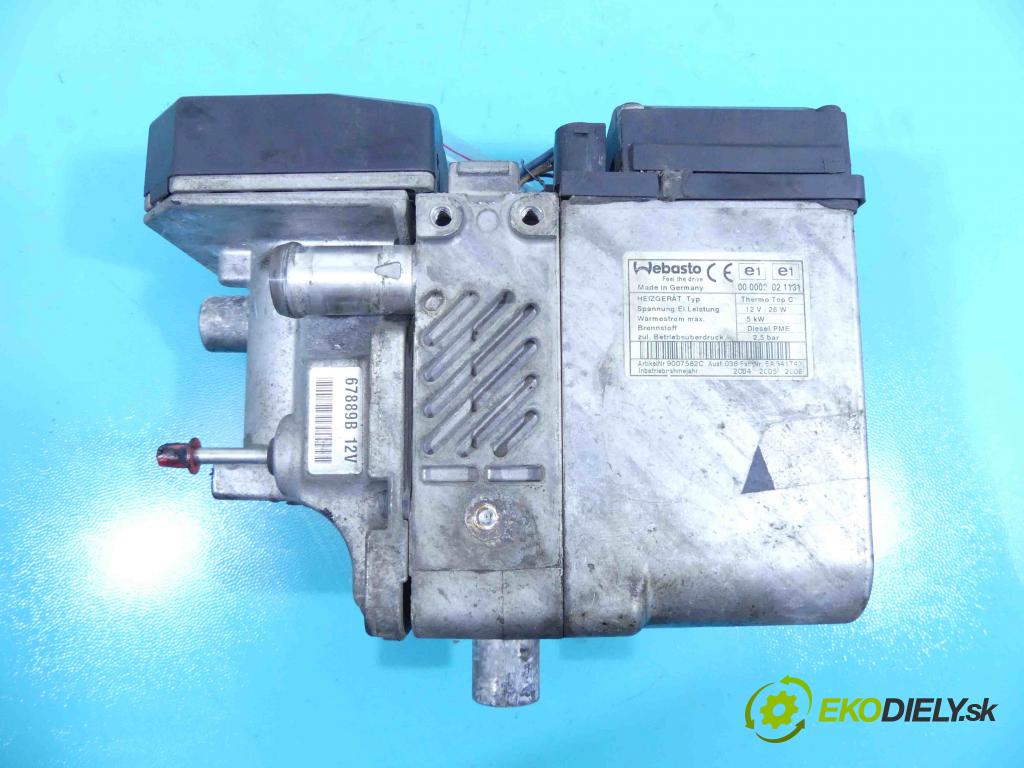 Vw Touareg I 2002-2010 3.0 V6 tdi 224 hp automatic 165 kW 2967 cm3 5- Webasto 67889B (Webasto ohřívače)