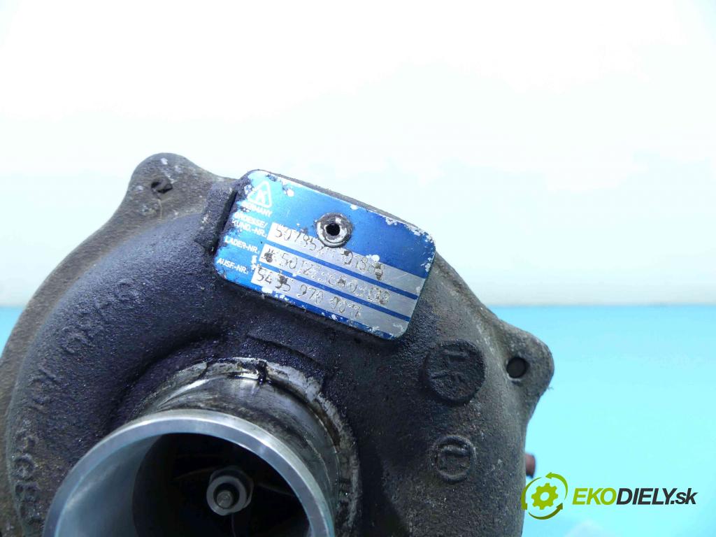 Renault Clio II 1998-2012 1.5 dci 65 HP manual 48 kW 1461 cm3 3- turbodúchadlo, turbo 5435-970-0011 (Turbodúchadlá (kompletné))