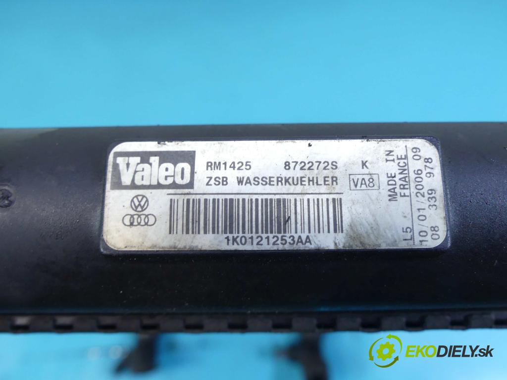 Vw Touran I 2003-2015 1.9 tdi 105 HP manual 77 kW 1896 cm3 5- chladič voda: 1K0121253AA (Chladiče vody)