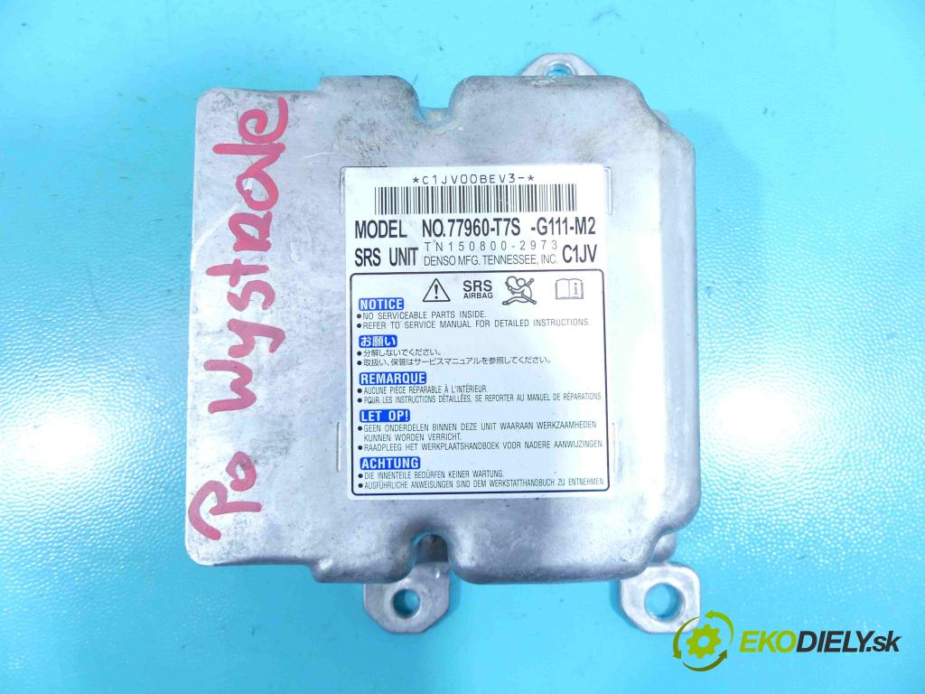 Honda HR-V II 2013-2021 1.5 16v 131 HP automatic 96 kW 1498 cm3 5- modul riadiaca jednotka 77960-T7S-G111-M2 (Ostatné)