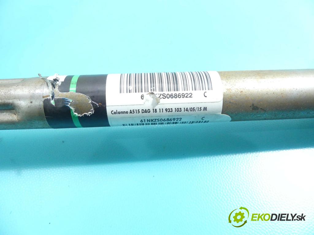 Peugeot 208 I 2012-2019 1.6 hdi 92 HP manual 68 kW 1560 cm3 3- Sloupec: volant 61NKZS0686922 (Tyče riadenia (volantu))