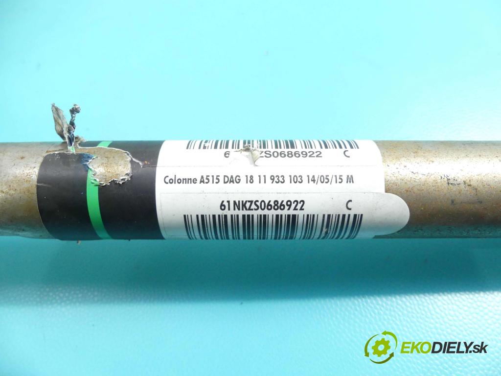 Peugeot 208 I 2012-2019 1.6 hdi 92 HP manual 68 kW 1560 cm3 3- Sloupec: volant 61NKZS0686922 (Tyče riadenia (volantu))