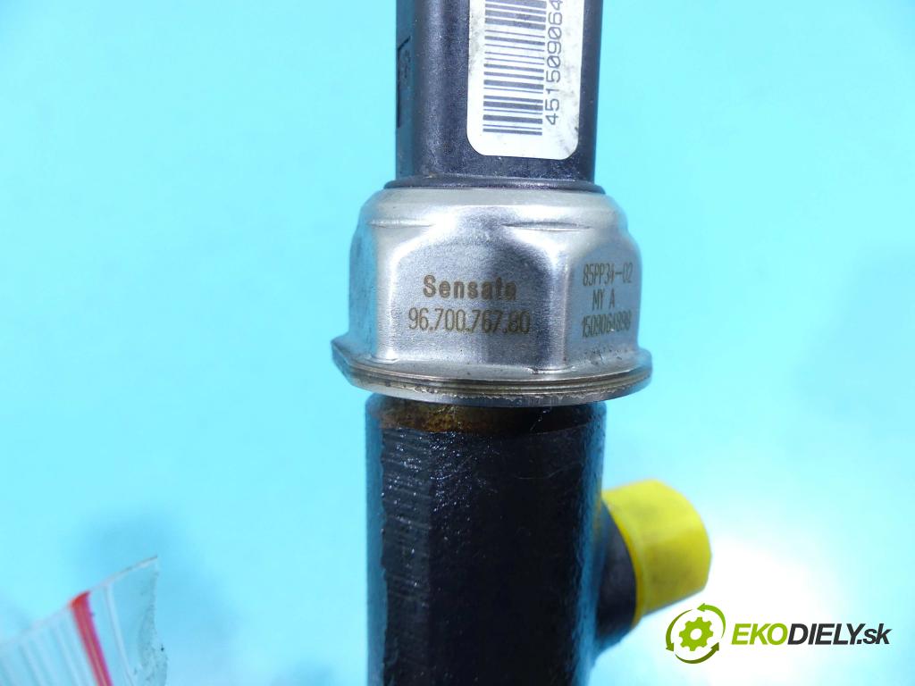 Peugeot 208 I 2012-2019 1.6 hdi 92 HP manual 68 kW 1560 cm3 3- lišta vstrekovacia 9685297580-03 (Vstrekovacie lišty)