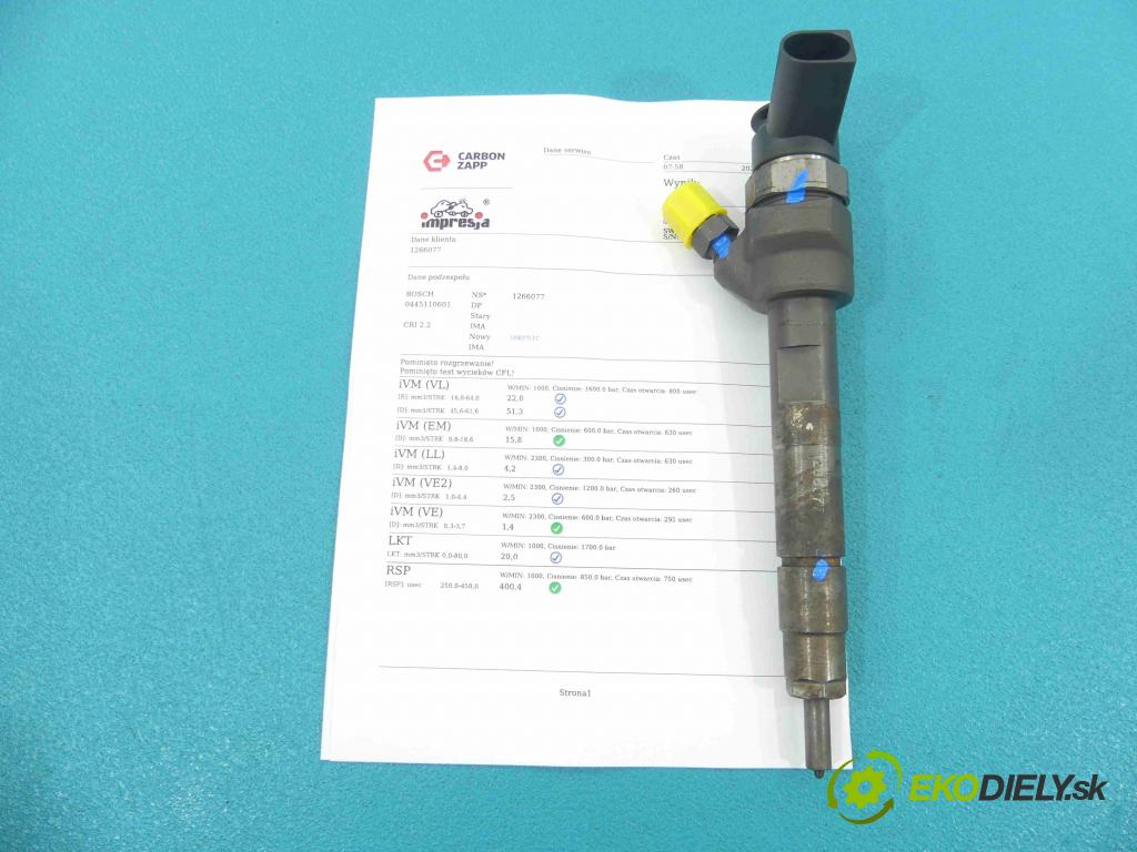 Bmw 3 E90 2005-2013 2.0d 143 HP manual 105 kW 1995 cm3 5- vstrek 0445110601 (Vstrekovače)