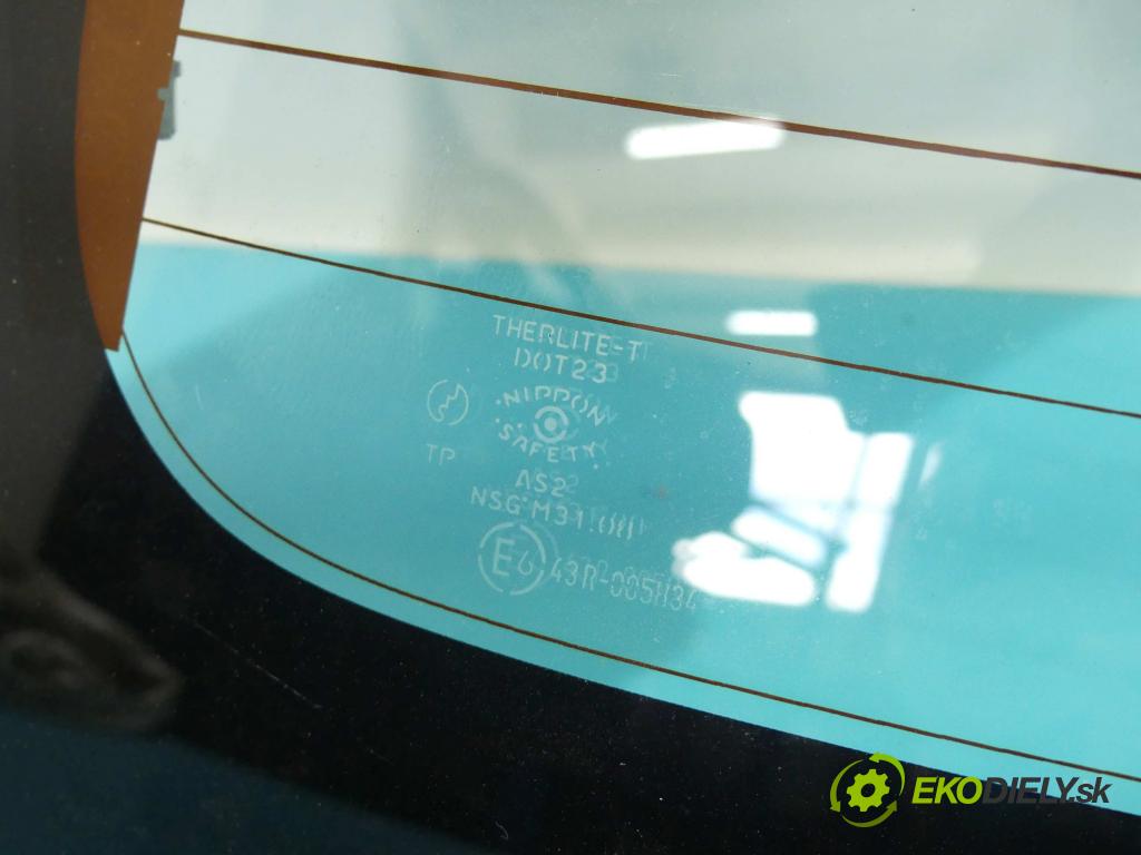 Suzuki Swift Mk6 2005-2010 1.3 16v 92 hp manual 67,5 kW 1328 cm3 5- sklo zadní  (Okna zadní)