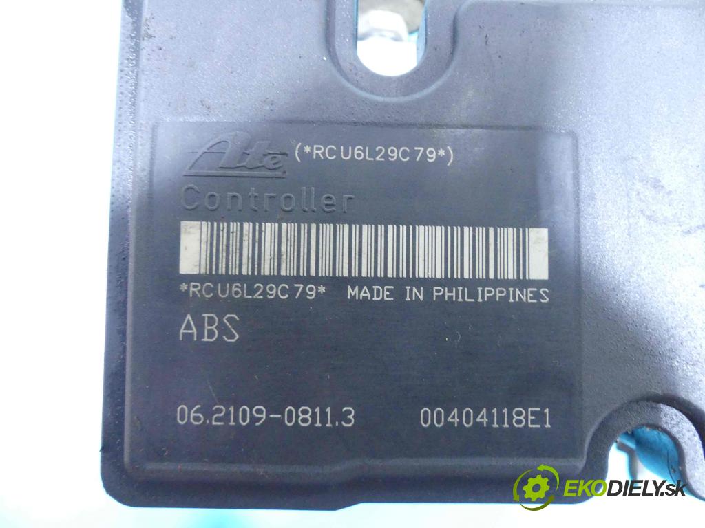 Suzuki Swift Mk6 2005-2010 1.3 16v 92 HP manual 67,5 kW 1328 cm3 5- čerpadlo abs 63J2 (Pumpy ABS)