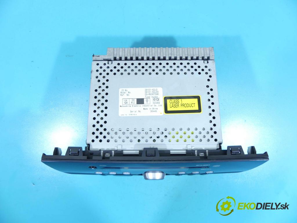 Suzuki Swift Mk6 2005-2010 1.3 16v 92 HP manual 67,5 kW 1328 cm3 5- Radio originál 39101-62J3