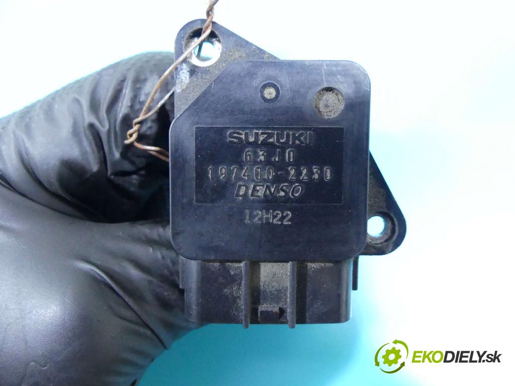 Suzuki Swift Mk6 2005-2010 1.3 16v 92 HP manual 67,5 kW 1328 cm3 5- průtokoměr: 197400-2230 (Váhy vzduchu)