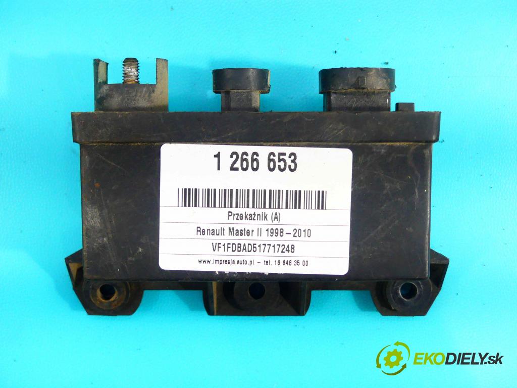 Renault Master II 1998-2010 2.5d 80 HP manual 59 kW 2455 cm3 5- Relé: 7700867558C (Relé)