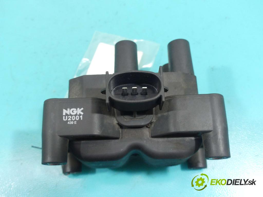 Ford Focus Mk1 1998-2004 1.4 16v 75 HP manual 55 kW 1388 cm3 3- cievka zapaľovacia U2001 439E (Zapaľovacie cievky, moduly)