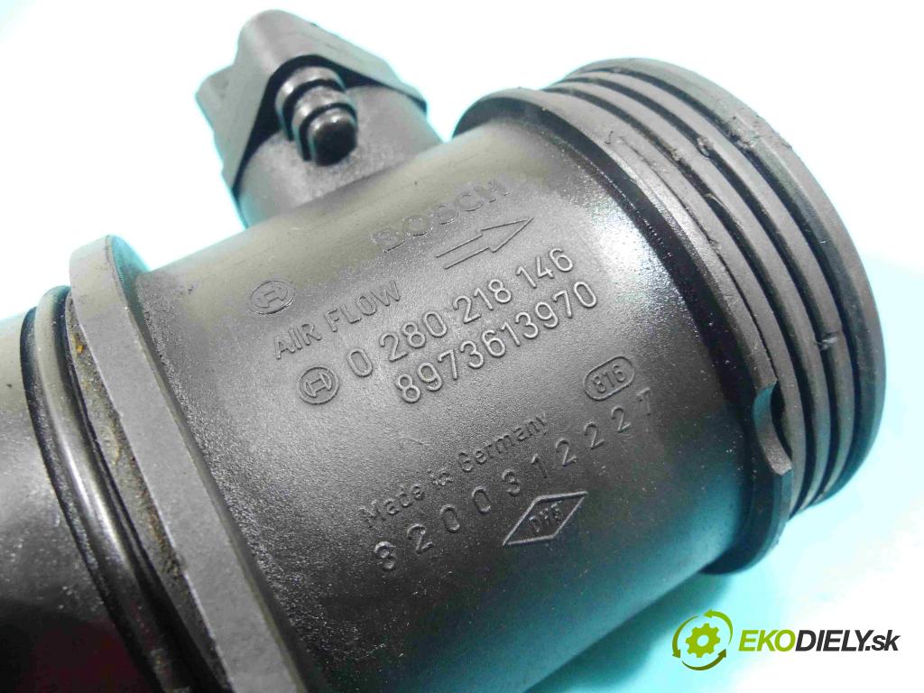 Renault Vel satis 3.0 dci 177 HP automatic 130 kW 2958 cm3 5- průtokoměr: 0280218146 (Váhy vzduchu)