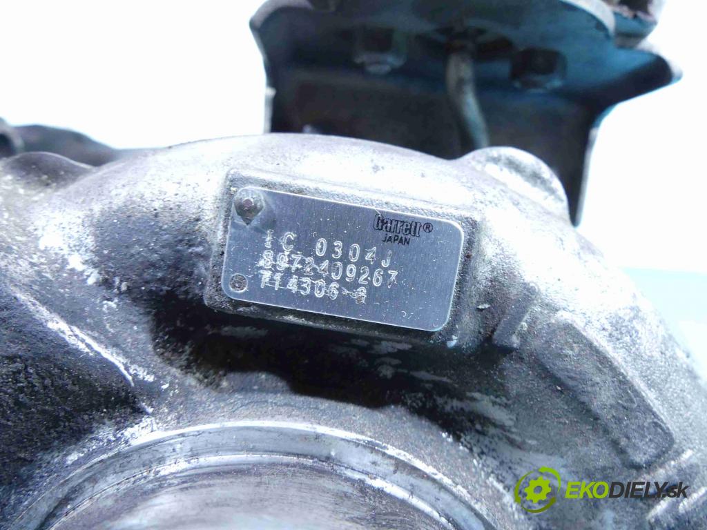 Renault Vel satis 3.0 dci 177 hp automatic 130 kW 2958 cm3 5- Turbodmychadlo 714306-6 (Turbodúchadla (kompletní))