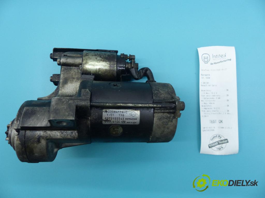 Renault Vel satis 3.0 dci 177 HP automatic 130 kW 2958 cm3 5- štartér 8200084114-C (Štartéry)