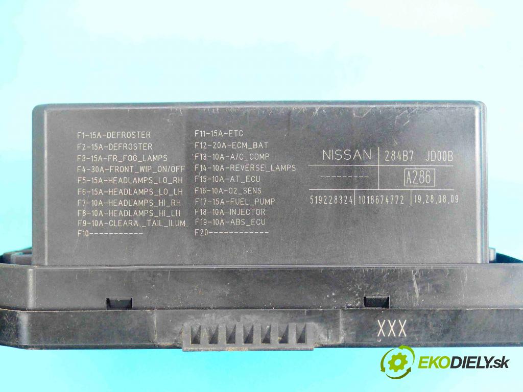 Nissan Qashqai J10 2006-2013 2.0 16v 141 HP manual 104 kW 1997 cm3 5- modul riadiaca jednotka 284B7JD00B (Ostatné)