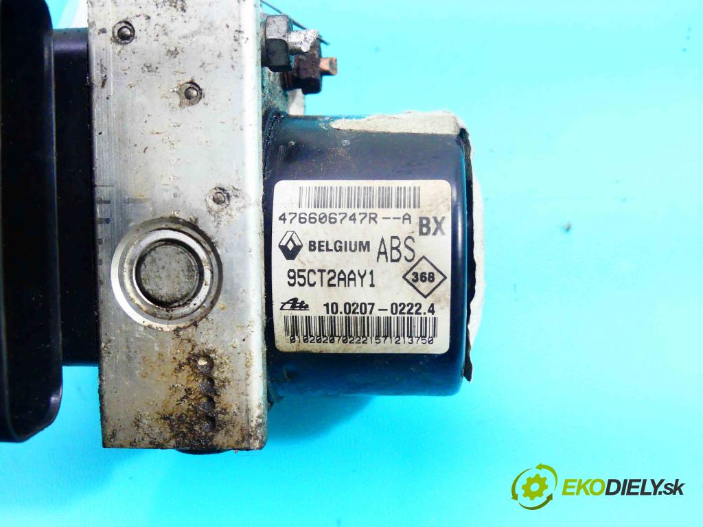Renault Megane III 2008-2016 1.5 dci 90 HP manual 66 kW 1461 cm3 5- čerpadlo abs 476606747R-A (Pumpy ABS)