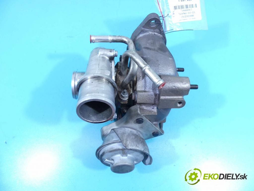 Toyota Rav4 II 2000-2005 2.0 D4D 116 HP manual 85 kW 1995 cm3 5- turbodúchadlo, turbo 721164-12 (Turbodúchadlá (kompletné))