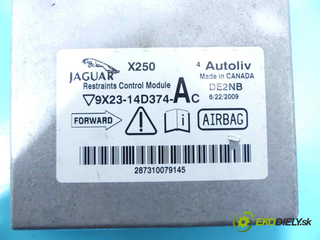 Jaguar XF I X250 2007-2015 3.0 Td V6 275 HP automatic 202 kW 2993 cm3 4- modul riadiaca jednotka 9X23-14D374-AC (Ostatné)