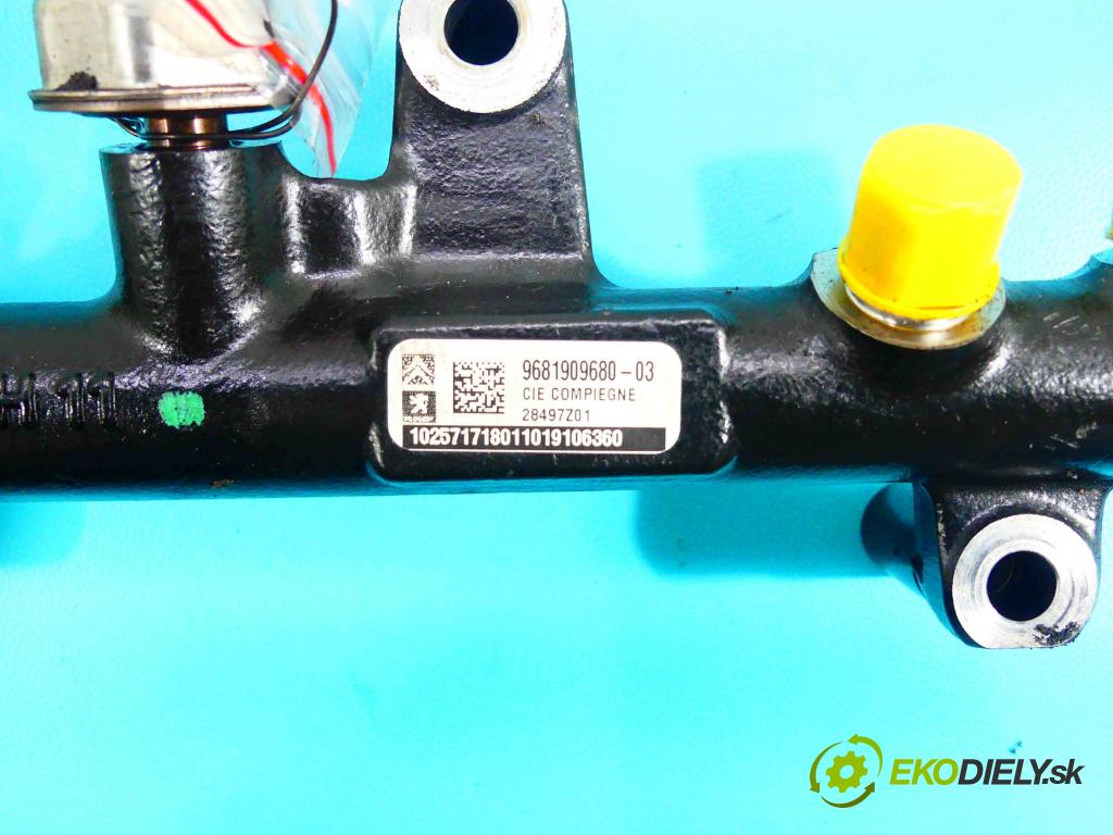 Peugeot 3008 I 2009-2016 2.0 hdi 150 HP manual 110 kW 1997 cm3 5- lišta vstrekovacia 9681909680-03 (Vstrekovacie lišty)