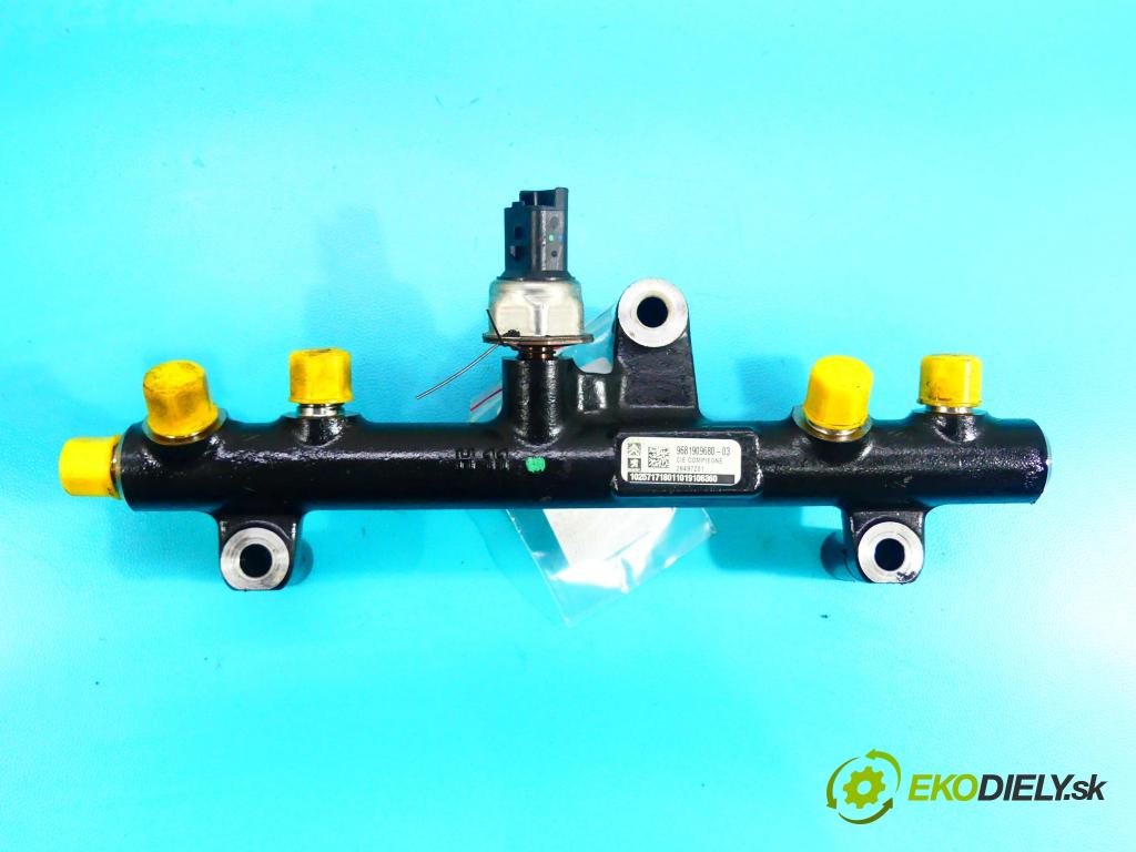 Peugeot 3008 I 2009-2016 2.0 hdi 150 HP manual 110 kW 1997 cm3 5- lišta vstrekovacia 9681909680-03 (Vstrekovacie lišty)