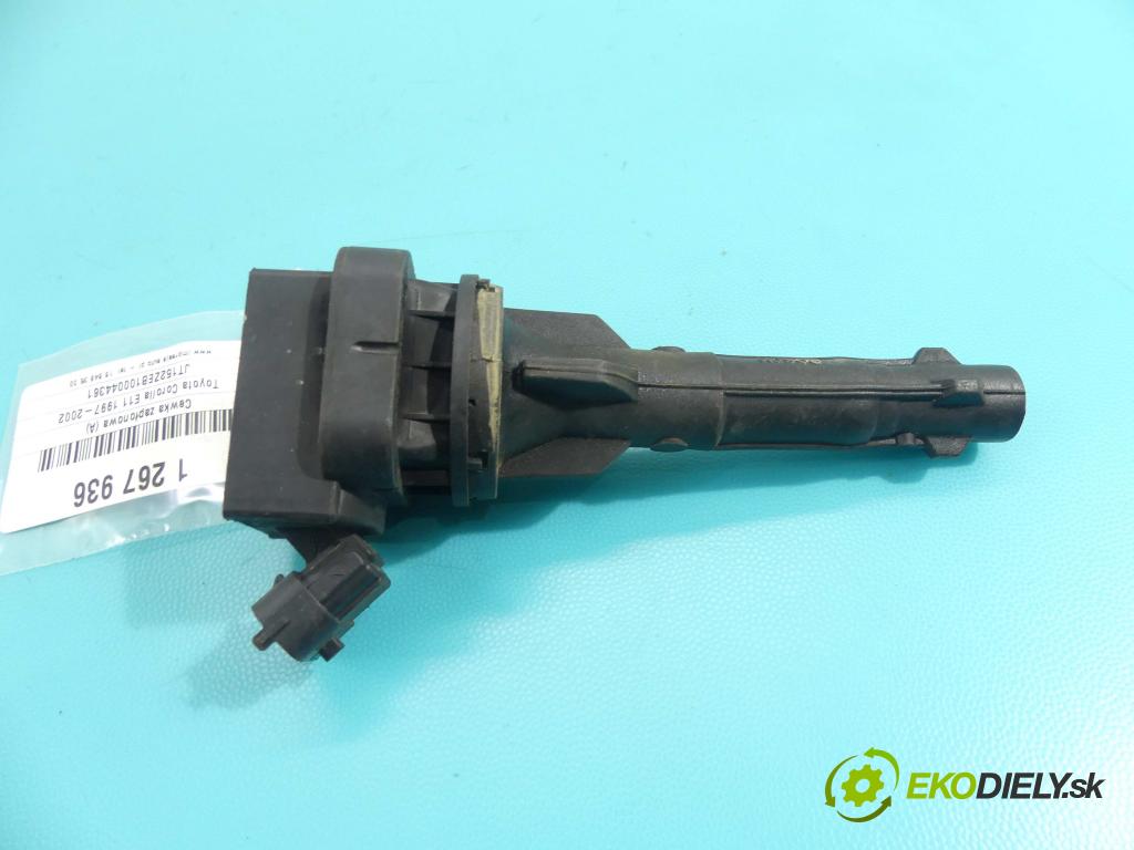 Toyota Corolla E11 1997-2002 1.4 vvti 97KM manual 71 kW 1398 cm3 3- cievka zapaľovacia 0221504016 (Zapaľovacie cievky, moduly)