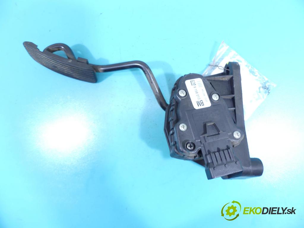 Opel Astra III 2004-2014 1.6 16v 105 HP manual 77 kW 1598 cm3 5- pedále 9158010 (Pedále)