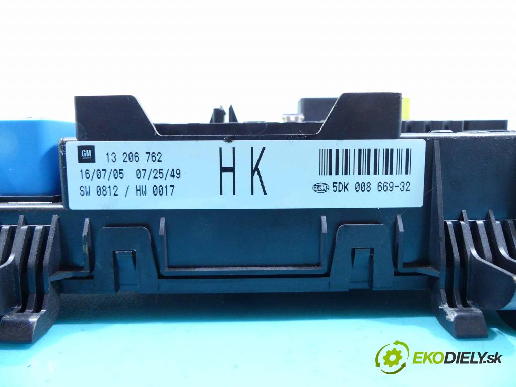 Opel Astra III 2004-2014 1.6 16v 105 HP manual 77 kW 1598 cm3 5- modul riadiaca jednotka 13206762 (Ostatné)