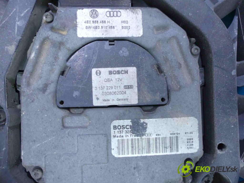 Audi A8 D3 2002-2009 4.0 tdi 275 HP automatic 202 kW 3936 cm3 4- Ventilátor chladiča 4E0121205B