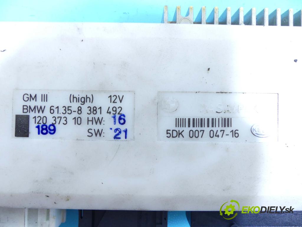 Bmw 5 E39 1996-2003 2.0 24V 150 hp manual 110 kW 1991 cm3 4- modul řídící jednotka 8381492 (Ostatní)