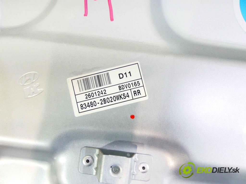 Hyundai Santa Fe II 2006-2012 2.2 crdi 150 hp automatic 110 kW 2188 cm3 5- mechanismus stahování zadní pravý 83480-2B020WKS4