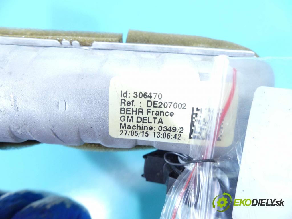 Opel Zafira C 2012-2019 Tourer 2.0 cdti 170 HP automatic 125 kW 1956 cm3 5- radiator  (Radiátory kúrenia)