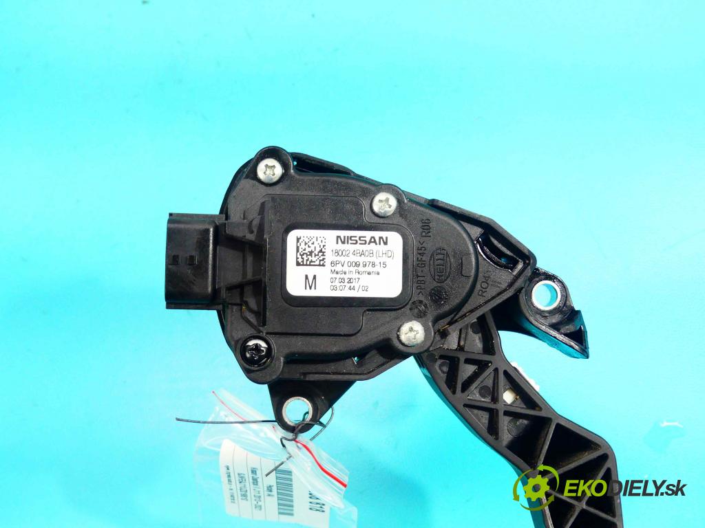 Nissan Qashqai II J11 2013-2021 1.2 T 116 HP manual 85 kW 1197 cm3 5- pedále 180024BA0B (Pedále)