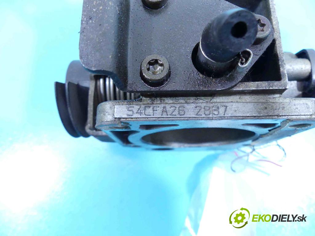 Fiat Palio I 1997-2001 1.6 16v 103 HP manual 76 kW 1596 cm3 5- klapka 54CFA26 (Škrtiace klapky)