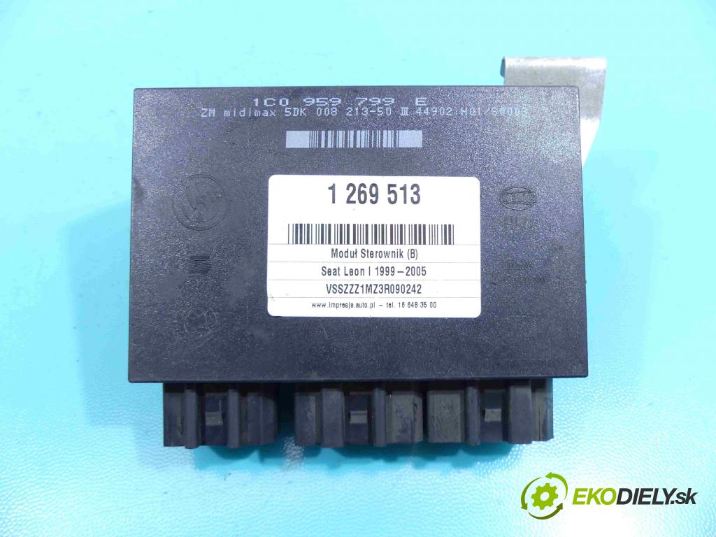 Seat Leon I 1999-2005 1.4 16v 75 HP manual 55 kW 1390 cm3 5- modul riadiaca jednotka 1C0959799E (Ostatné)