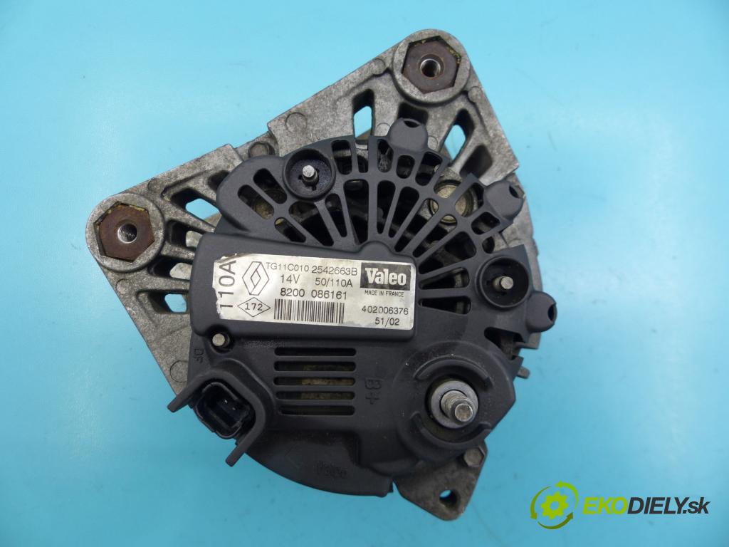 Renault Megane II 2003-2008 1.9 dci 120 hp manual 88 kW 1870 cm3 5- Alternator 8200086161 (Alternátory)