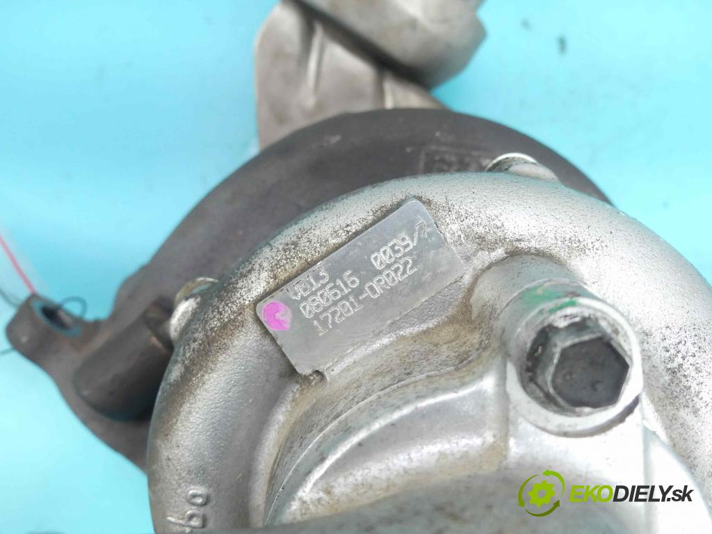 Toyota Avensis II T25 2003-2008 2.2 D-CAT 177 HP manual 130 kW 2231 cm3 5- turbodúchadlo, turbo VB13 (Turbodúchadlá (kompletné))