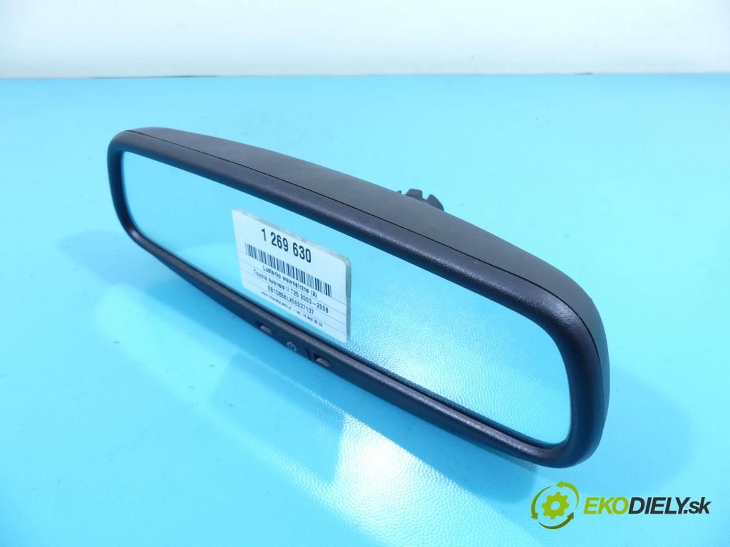 Toyota Avensis II T25 2003-2008 2.2 D-CAT 177 hp manual 130 kW 2231 cm3 5- zpětné zrcátko vnitřní  (Světla vnitřní)