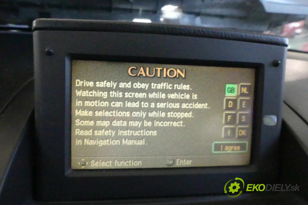 Toyota Avensis II T25 2003-2008 2.2 D-CAT 177 HP manual 130 kW 2231 cm3 5- Zobrazit: 55404-20360 (Prístrojové dosky, displeje)