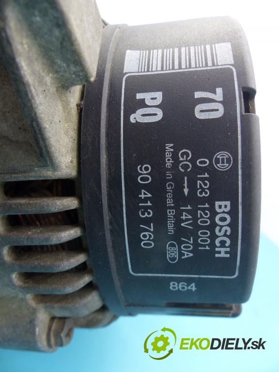 Opel Astra I 1991-2002 1.6 16v 101 hp manual 74 kW 1598 cm3 5- Alternator 0123120001 (Alternátory)