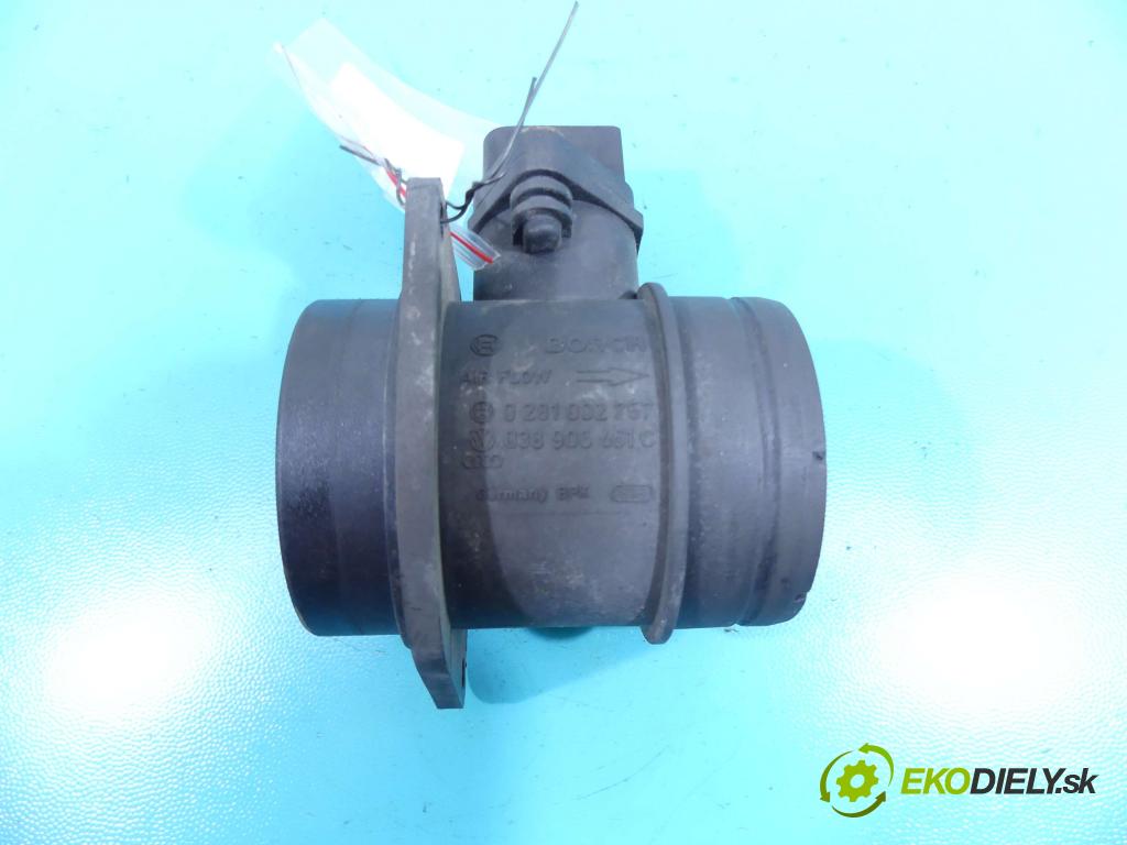 Seat Alhambra I 1996-2010 1.9 tdi 90 HP manual 66 kW 1896 cm3 5- průtokoměr: 0281002757 (Váhy vzduchu)