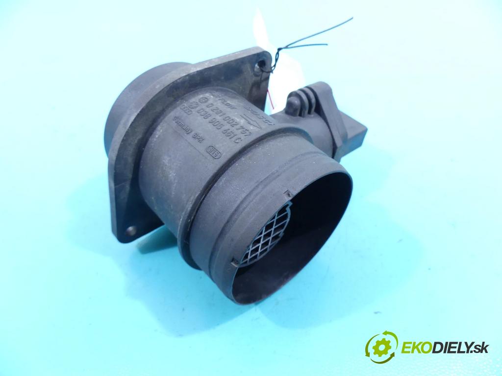 Seat Alhambra I 1996-2010 1.9 tdi 90 HP manual 66 kW 1896 cm3 5- průtokoměr: 0281002757 (Váhy vzduchu)