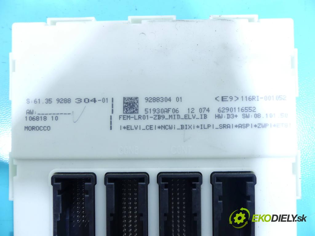 Bmw 3 F30 2011-2018 2.0d 116 HP manual 85 kW 1995 cm3 4- modul riadiaca jednotka 9288304 (Ostatné)