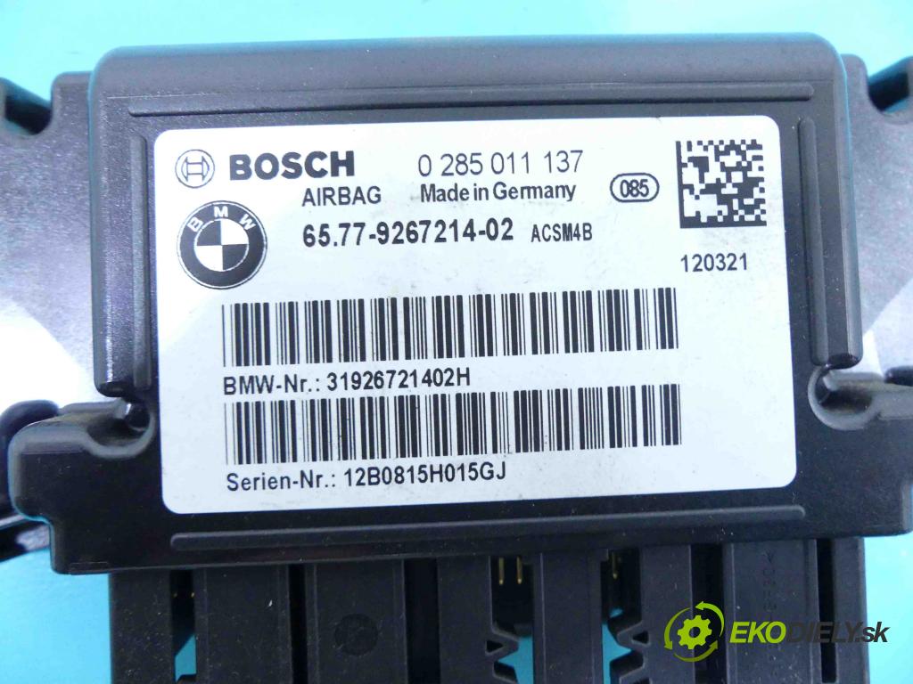 Bmw 3 F30 2011-2018 2.0d 116 HP manual 85 kW 1995 cm3 4- modul riadiaca jednotka 0285011137 (Ostatné)